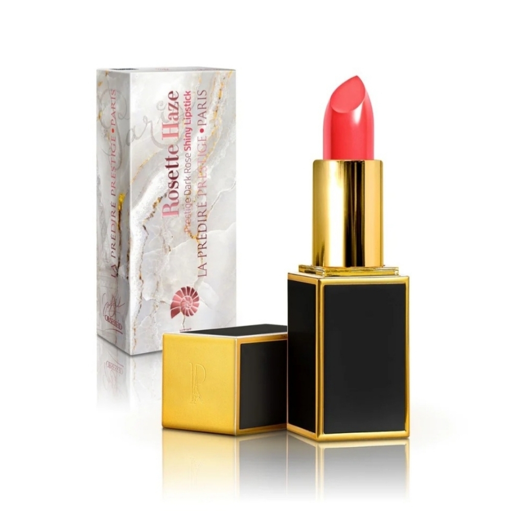 La Predire Rossette Haze Dark Rose Shiny Lipsrick